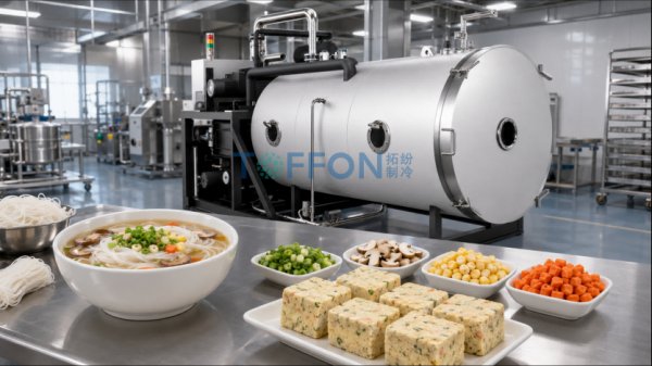 冷凍干燥機米粉湯料凍干生產(chǎn)線工藝與設備配置